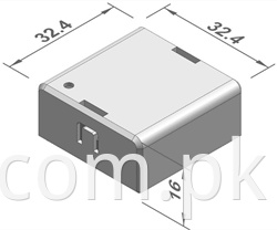 temperature sensor receiver for busbar